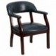 MFO Navy Vinyl Luxurious Conference Chair