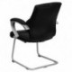 MFO Black Leather Executive Side Chair
