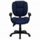 MFO Mid-Back Navy Blue Fabric Multi-Functional Ergonomic Task Chair with Arms