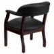 MFO Black Vinyl Luxurious Conference Chair