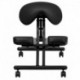 MFO Ergonomic Kneeling Chair with Black Saddle Seat