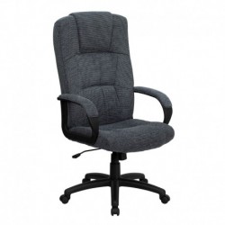 MFO High Back Gray Fabric Executive Office Chair
