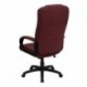 MFO High Back Burgundy Fabric Executive Office Chair
