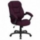 MFO High Back Grape Microfiber Upholstered Contemporary Office Chair