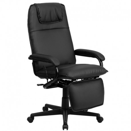 MFO High Back Black Leather Executive Reclining Office Chair