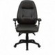 MFO High Back Espresso Brown Leather Executive Office Chair