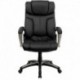 MFO High Back Folding Black Leather Executive Office Chair