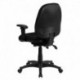 MFO Mid-Back Multi-Functional Black Fabric Swivel Computer Chair