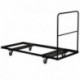 MFO Black Steel Folding Table Dolly for 30x72 Rectangular Folding Tables