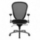 MFO Mid-Back Professional Super Mesh Chair Featuring Solid Metal Construction with Silver Vein Accents