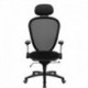 MFO High Back Professional Super Mesh Chair Featuring Solid Metal Construction with Black Accents