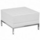 MFO Immaculate Collection White Leather Ottoman