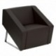 MFO Wonder Collection Brown Leather Reception Chair