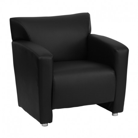 MFO Sage Collection Black Leather Chair