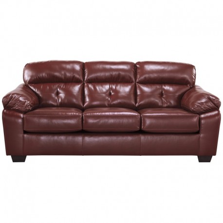 MFO Benchcraft Glamour Sofa in Crimson DuraBlend