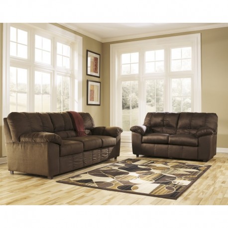 MFO Champion Living Room Set in Cafe Fabric