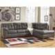 MFO Glamour Sectional with Right Side Facing Chaise in Gray DuraBlend