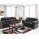 MFO Benchcraft Glamour Living Room Set in Midnight DuraBlend