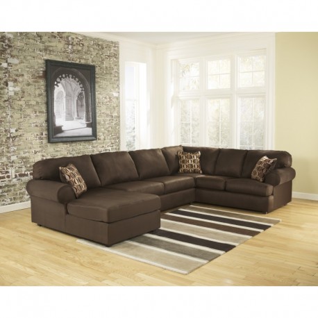 MFO Corbett Sectional in Cafe Fabric
