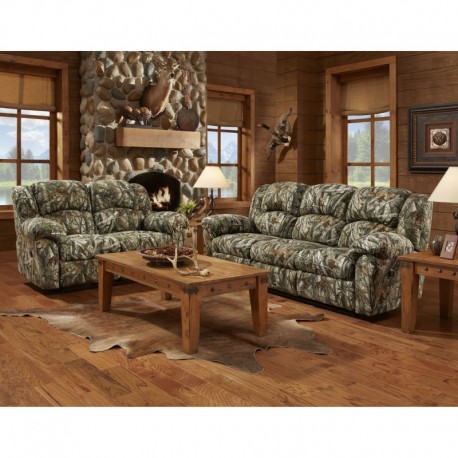 MFO Reclining Living Room Set in Next Camouflage Fabric