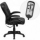 MFO Massaging Black Leather Executive Office Chair