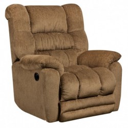 MFO Contemporary Temptation Fawn Microfiber Power Recliner with Push Button