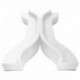 MFO Inspiration Collection White Leather Reception Configuration, 10 Pieces