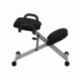 MFO Ergonomic Kneeling Chair in Black Fabric with Handles