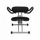MFO Ergonomic Kneeling Chair in Black Fabric with Handles