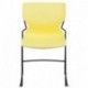 MFO 661 lb. Capacity Yellow Full Back Stack Chair with Black Frame