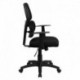 MFO Mid-Back Black Mesh Chair with Flexible Dual Lumbar Support