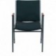 MFO Heavy Duty, 3'' Thickly Padded, Green Patterned Upholstered Stack Chair with Arms