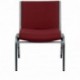 MFO 1000 lb. Capacity Big and Tall Extra Wide Burgundy Fabric Stack Chair