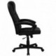 MFO High Back Black Leather Executive Swivel Office Chair