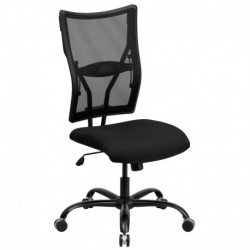 MFO 400 lb. Capacity Big & Tall Black Mesh Office Chair