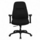 MFO 400 lb. Capacity High Back Big & Tall Black Fabric Office Chair with Height Adjustable Arms and Extra WIDE Seat
