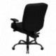 MFO 400 lb. Capacity Big & Tall Black Fabric Office Chair with Arms and Extra WIDE Seat