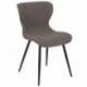 MFO Oscar Collection Contemporary Upholstered Chair in Gray Fabric