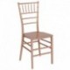 MFO Princeton Collection Rose Gold Resin Stacking Chiavari Chair