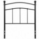 MFO Stanford Collection Decorative Black Metal Twin Size Headboard
