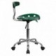 MFO Vibrant Green and Chrome Computer Task Chair with Tractor Seat