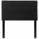 MFO Gale Collection Twin Size Headboard in Black Fabric