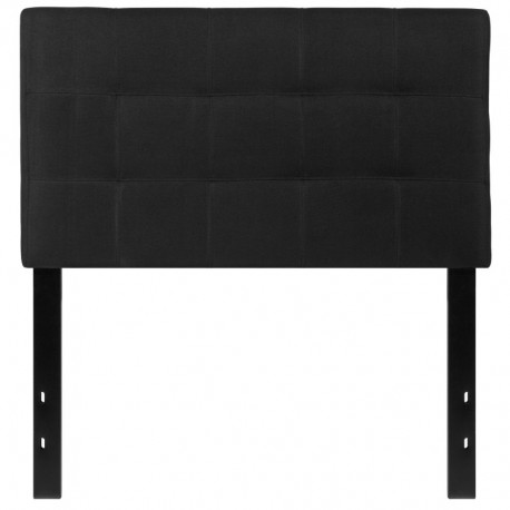 MFO Gale Collection Twin Size Headboard in Black Fabric
