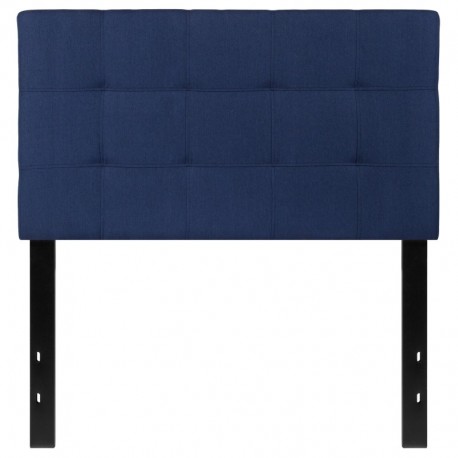MFO Gale Collection Twin Size Headboard in Navy Fabric