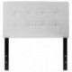 MFO Lennox Collection Twin Size Headboard in White Vinyl