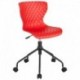 MFO Arthur Collection Contemporary Design Red Plastic Task Office Chair