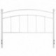 MFO Stanford Collection Decorative White Metal Queen Size Headboard