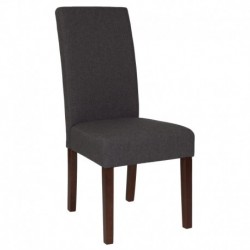 MFO Clementine Collection Gray Fabric Parsons Chair