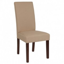 MFO Clementine Collection Beige Fabric Parsons Chair