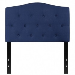 MFO Diana Collection Twin Size Headboard in Navy Fabric